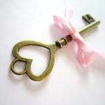 Heart Skeleton Key - 1 larg..