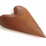 Rusty Tin Puffy Heart Rusti..
